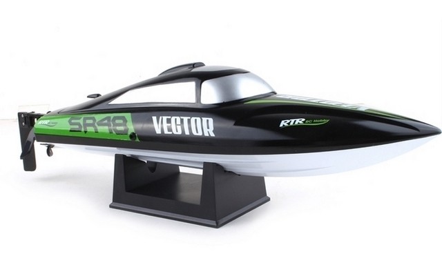 EXHobby R/C Vector SR48 Brushed Boat w-batt USB Chg